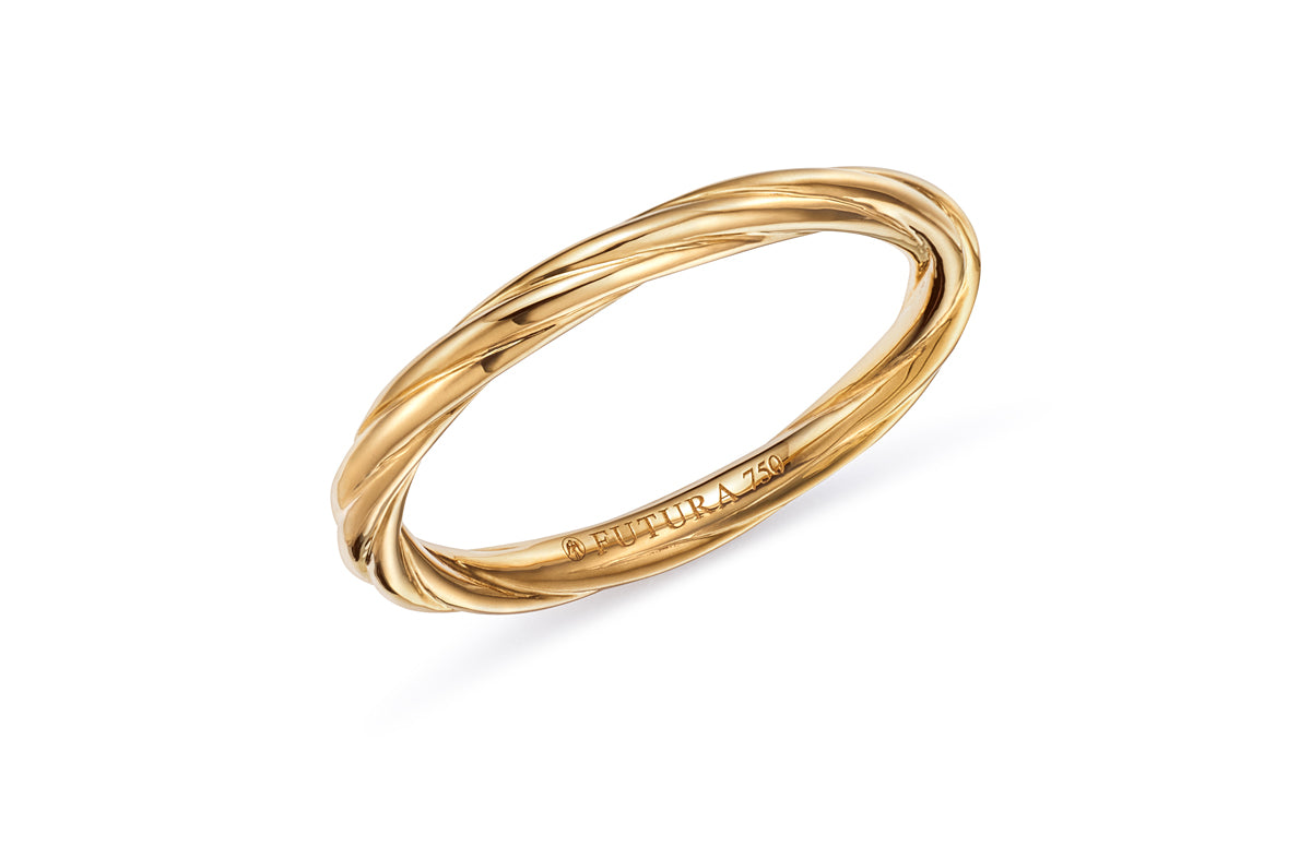 Mare Ring | Eco-Friendly Gold Stacking Ring
