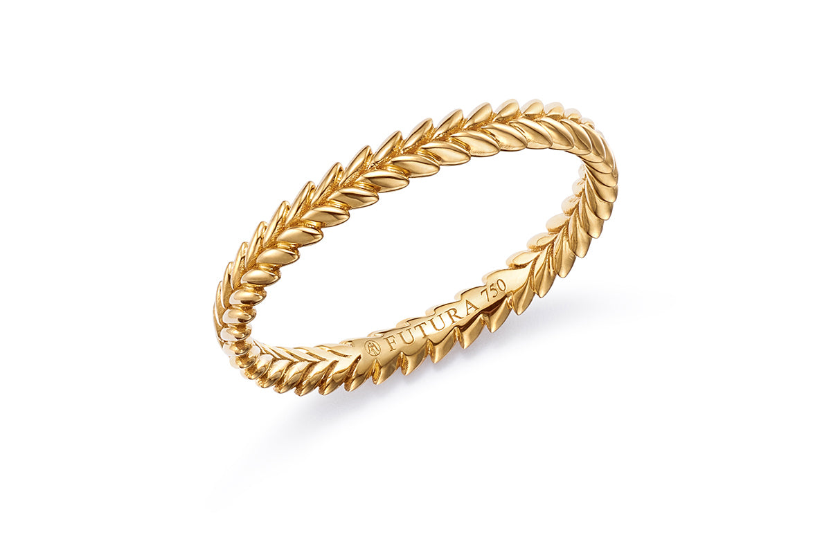 Terra Ring | Sustainable Gold Stacking Ring