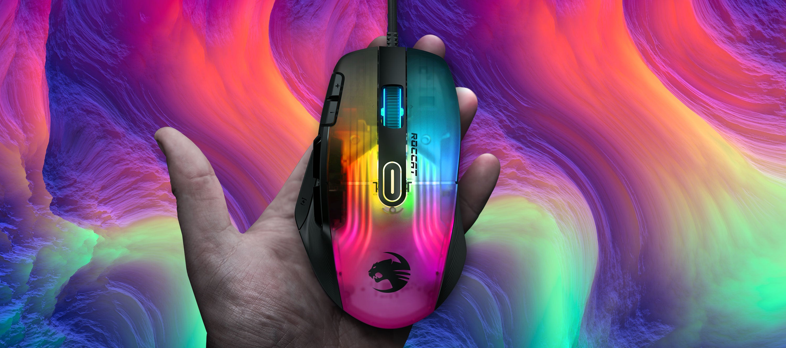 Mouse Button Lighting Gaming Roccat 15 Kone | XP 3D