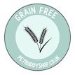 Infographic showing that item is grain free for dogs