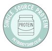 Infographic showing that item is a single source protein for dogs