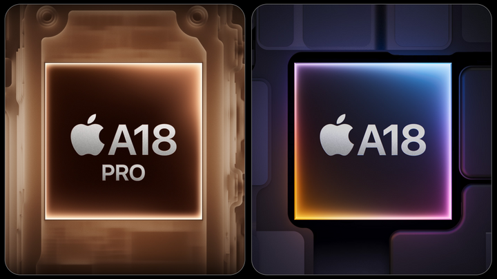 The iPhone 16 makes a two-generation leap with its new A18 chip, while the Pro models feature an A18 Pro chip for better video recording.