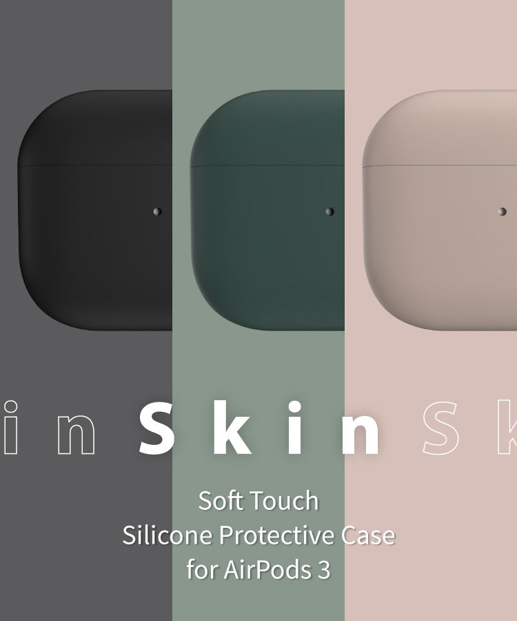 Luxury Soft Touch Silicon Protective Case For AirPods 3 2 1 Case