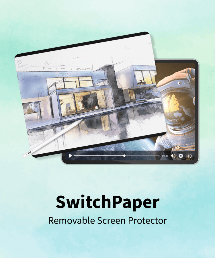 SwitchEasy Paperlike for iPad Pro 12.9-in (2020-2018) Transparent Scre –  Myti