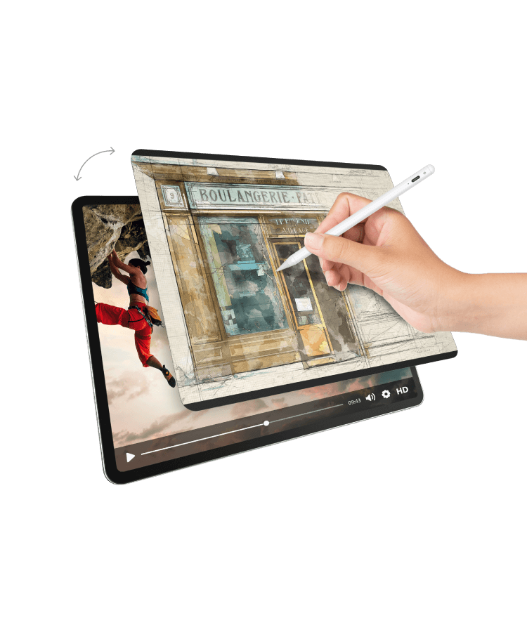 SWITCHEASY PAPERLIKE NOTE FOR IPAD PRO 11 AND AIR 10.9 4TH/5TH GEN  TRANSPARENT - 12th Man Technology