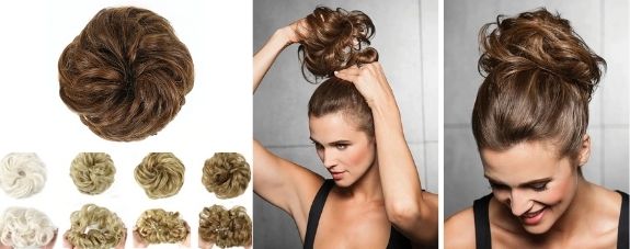 Faux chignon décoiffé