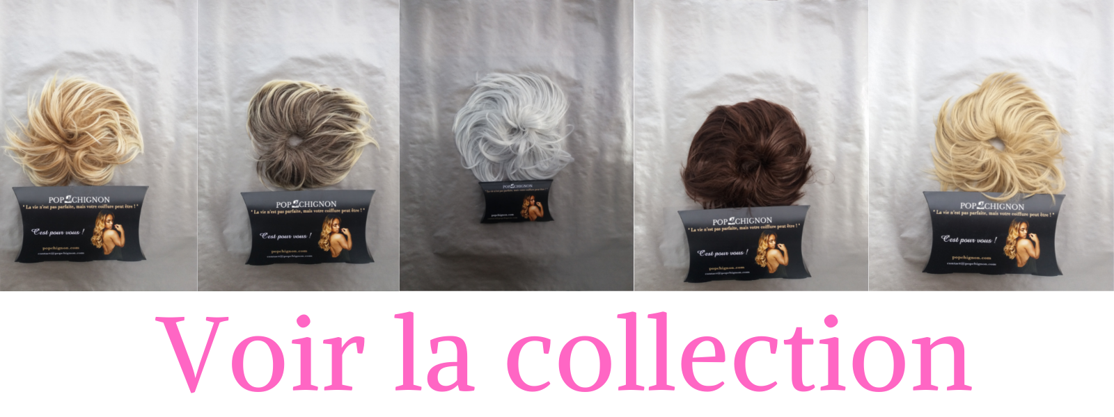 Faux chignon top couleurs