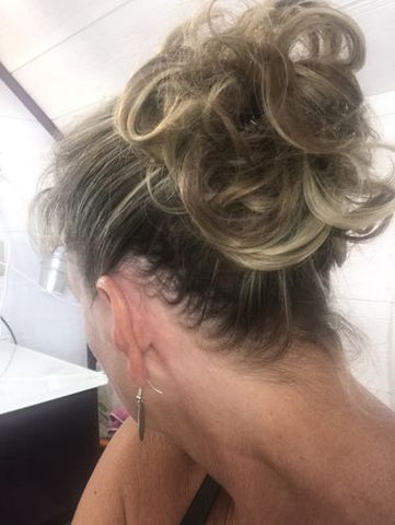 Coiffure avec Postiche chignon