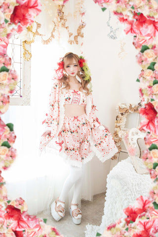 Cucone Rose Romantique Kimono & SHort