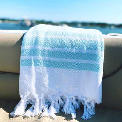 Herringbone Turkish Towel, Peshtemal Beach Towel