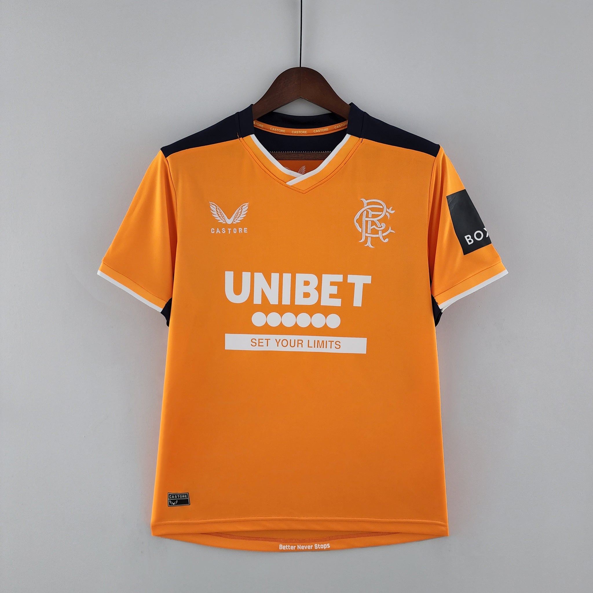 rangers orange away kit