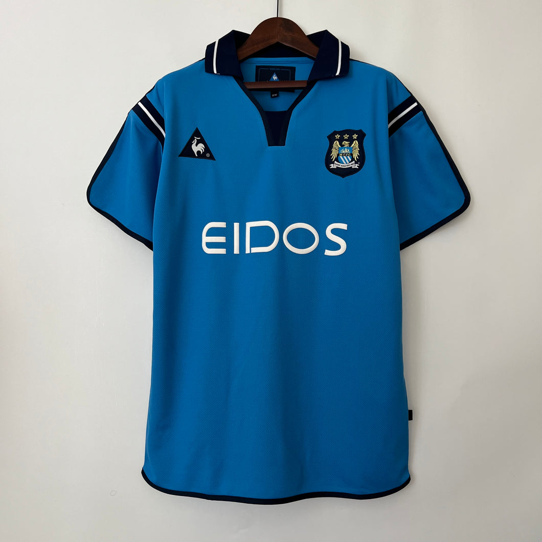 Manchester City 01/02 Retro Home Kit – Futbol Shop US