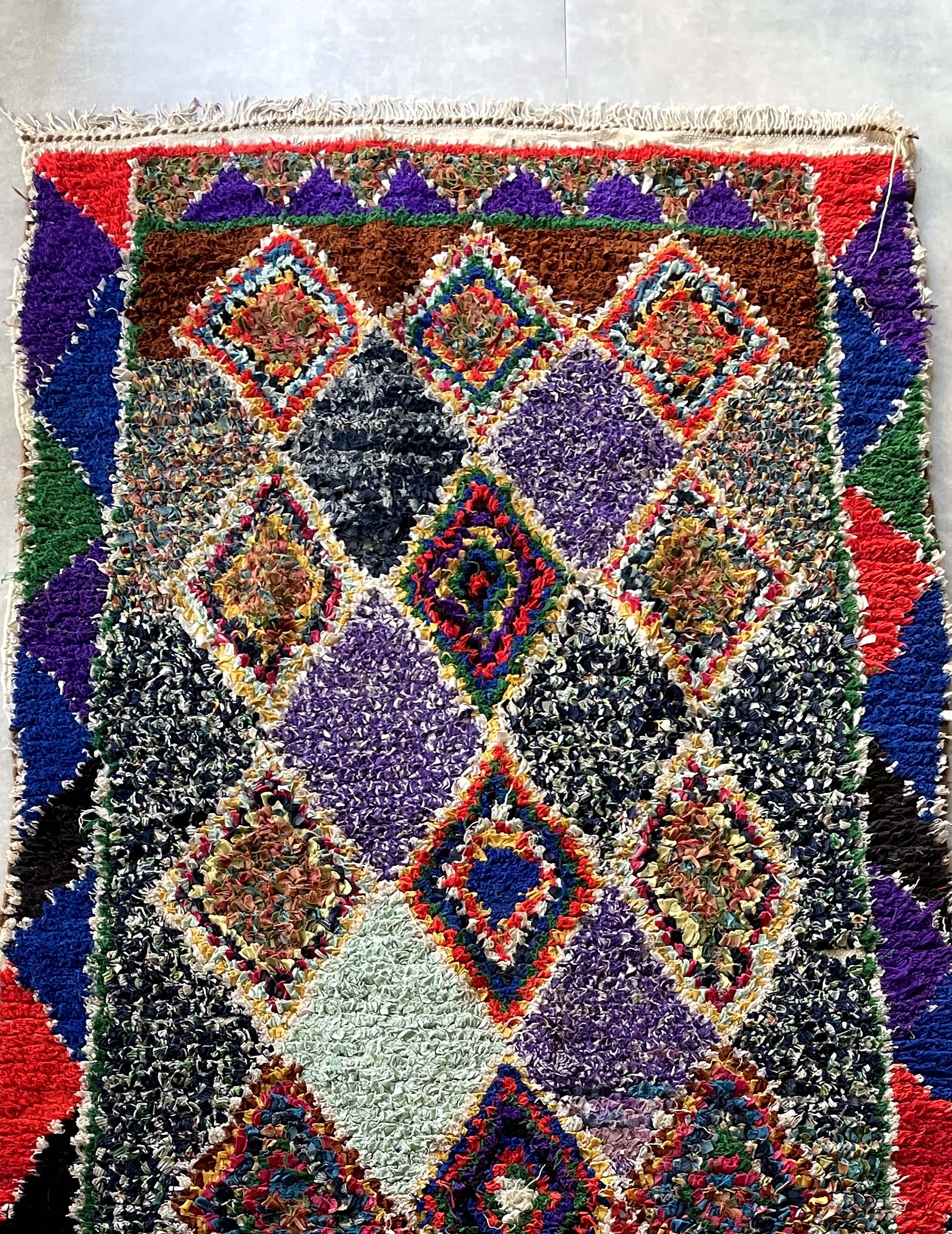 新品未使用　Moroccan boucherouite rug ポシャルウィット