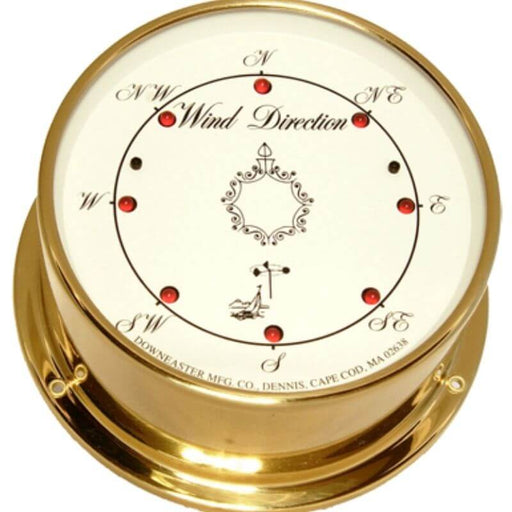 BEKwe Wall Hanging Barometer Outdoor Fishing Barometer 1060hPa Gold Color  Round Dial Air Weather Station