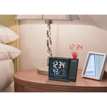 Va1 La Crosse Technology WiFi Projection Alarm Clock With Ltv-th2i