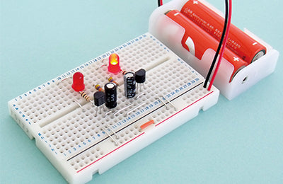 SBS-202　小型ブレッドボードパーツセット LED点滅回路