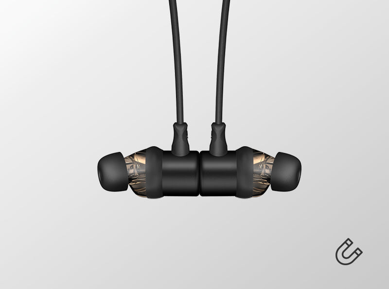 SoundPEATS Force Pro Dual Dynamic Drivers Auriculares Bluetooth, banda para  el cuello inalámbricos con crossover, APTX HD Audio incorporado micrófono
