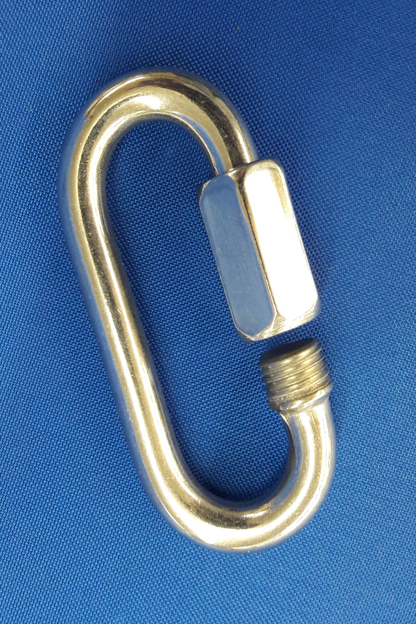 5/16 Stainless Steel Carabiner Snap Hook with Locking Screw