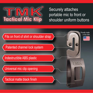 TMK - Tactical Mic Klip - TacticalKlips (Retail)