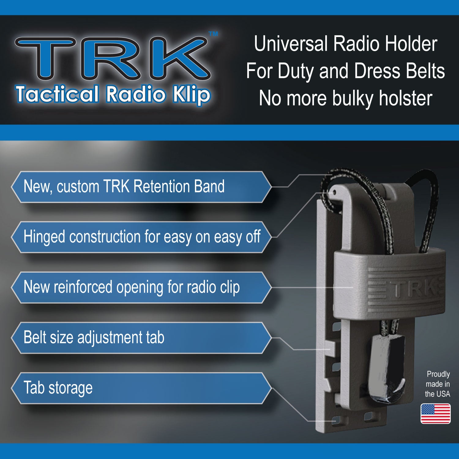 Tactical Radio Klip Universal Radio Holder | TacticalKlips – TacticalKlips  (Retail)