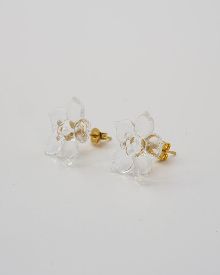 FLOWER Earrings in Gold