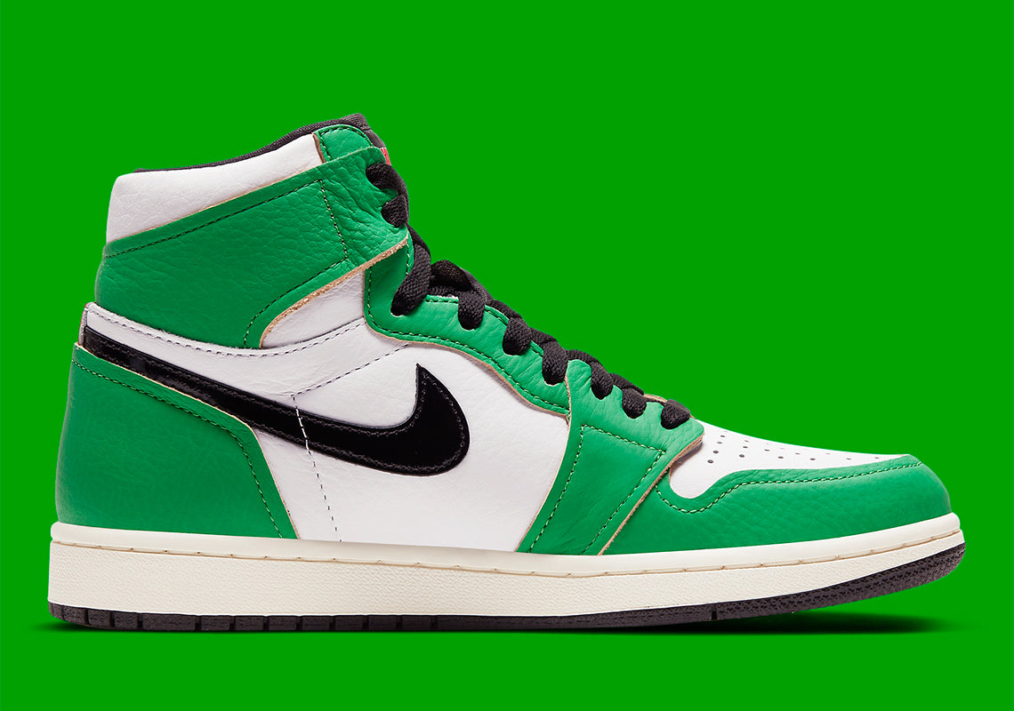 green air jordan ones