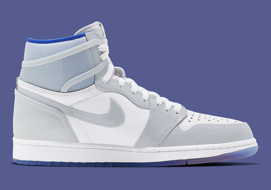 basket air jordan 1 retro high zoom white racer blue