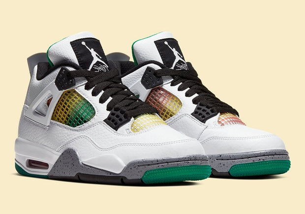 Air Jordan 4 Retro Lucid Green Rasta – GlobalSneakers