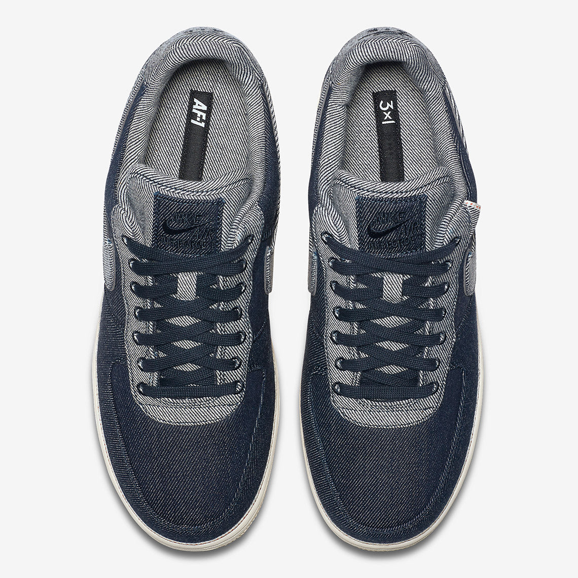 nike air force 1 low 3x1 denim raw indigo