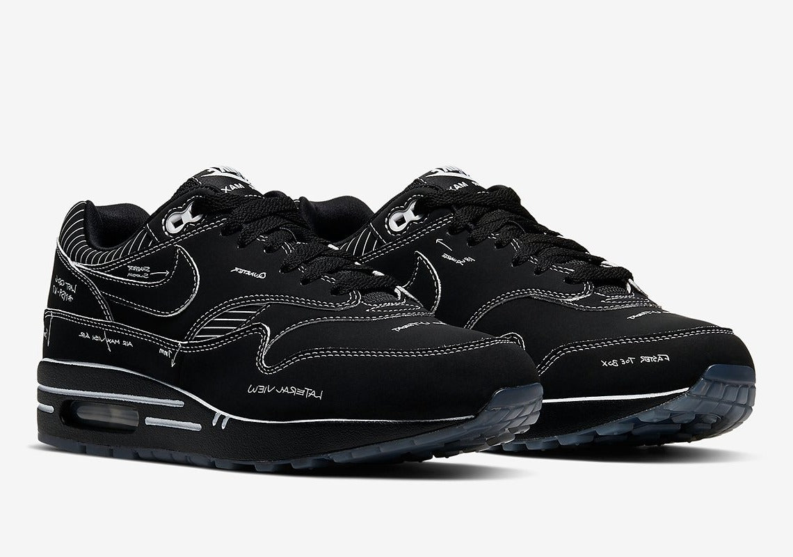 Nike - Air Max 1 Tinker Sketch to Shelf Black – GlobalSneakers