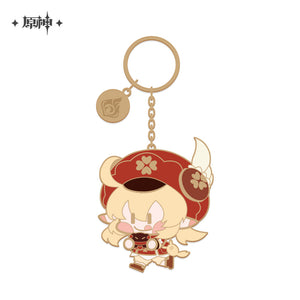 [OFFICIAL MERCHANDISE] Metallic Character Keychain – Genshin.shop