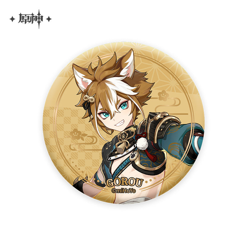 Official Merchandise Inazuma Character Badges Genshin Shop