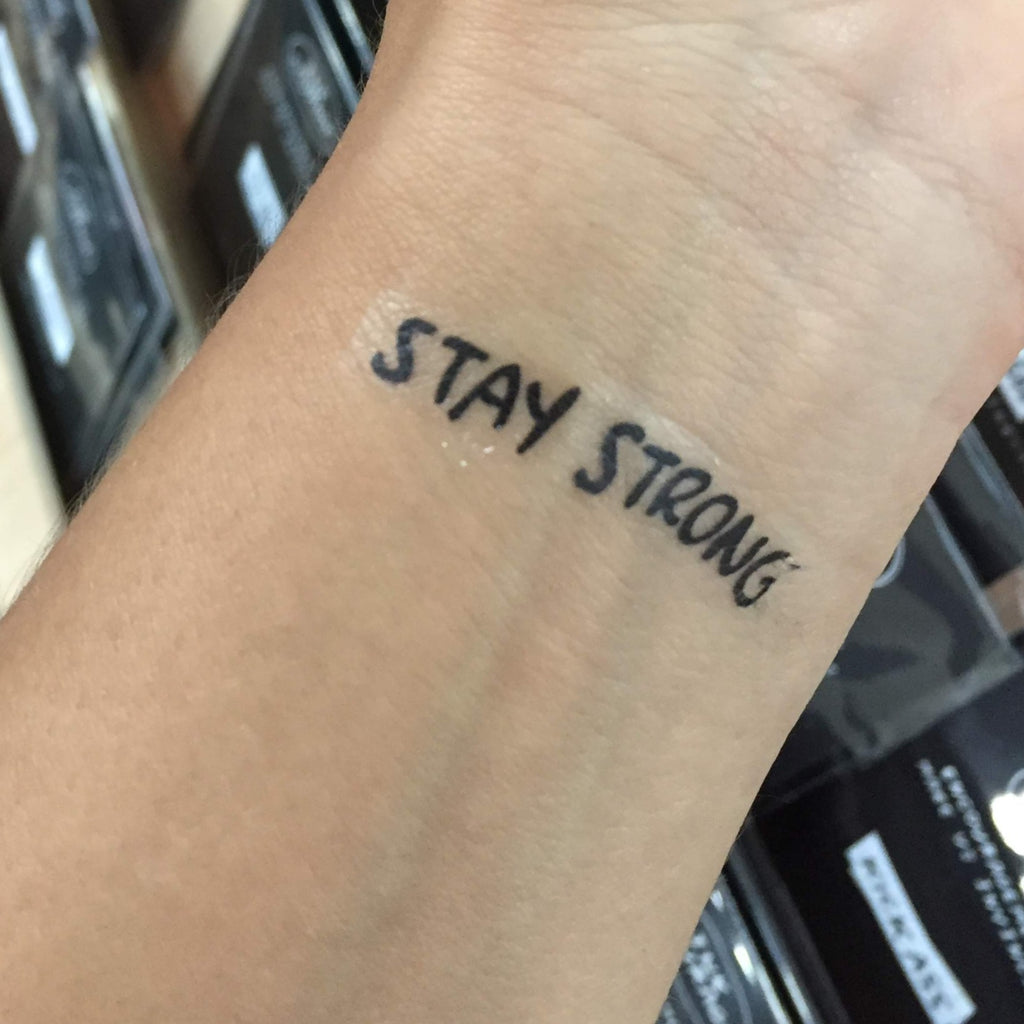 Stay strong  tattoo lettering download free scetch