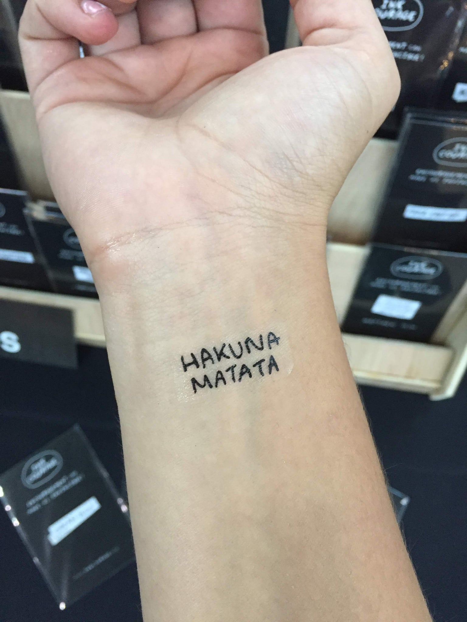 40 Inspiring Hakuna Matata Symbol Tattoos  Its Meaning