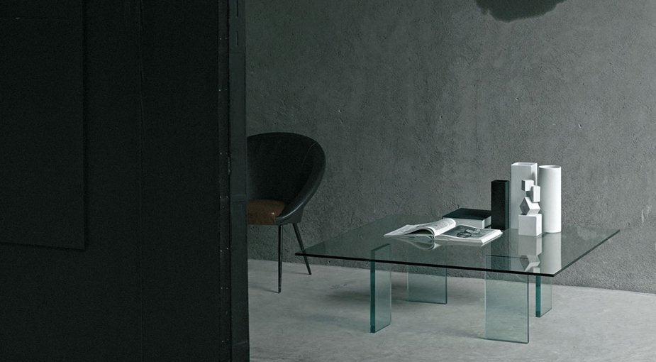Glass Table designed by Shiro Kuramata