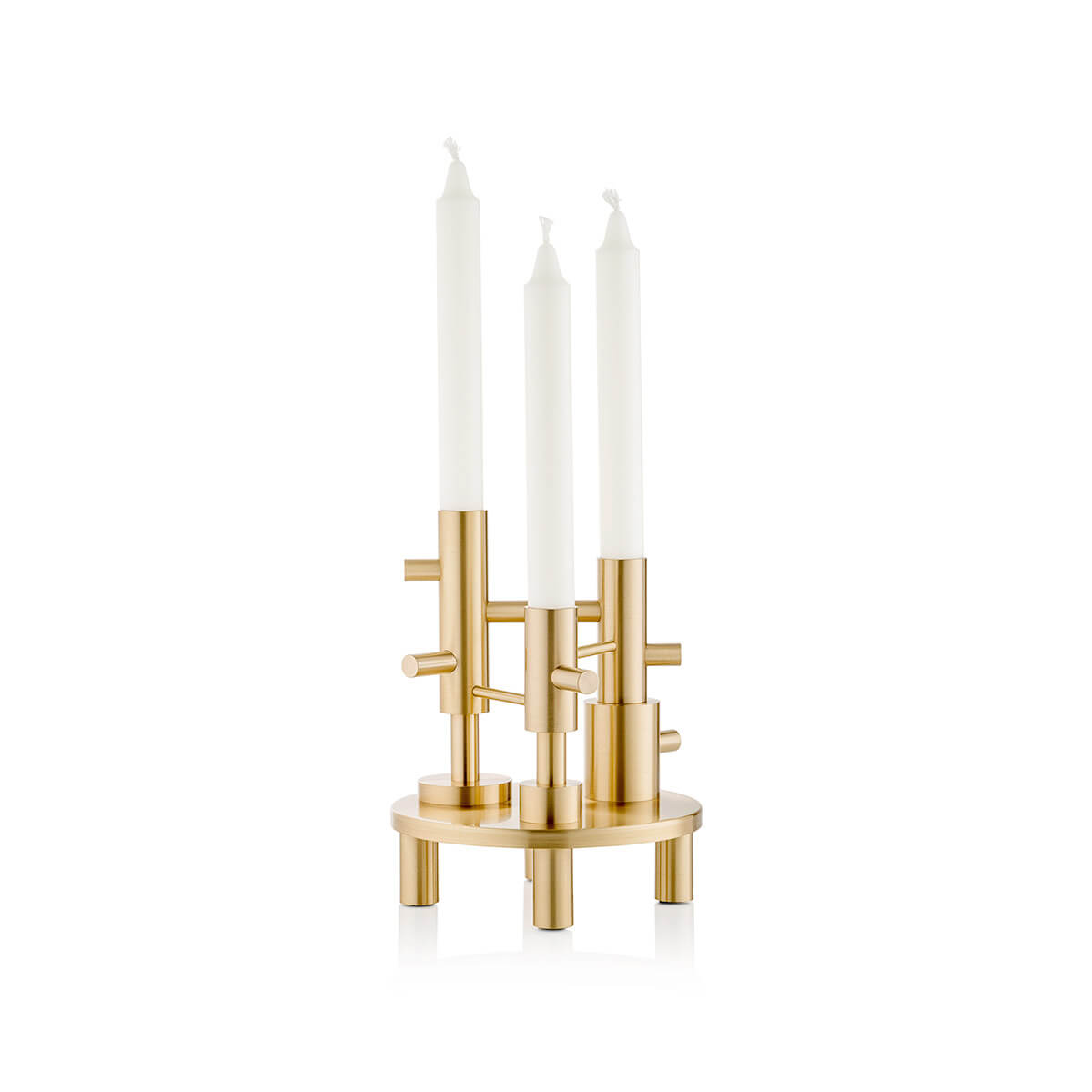 Tall brass taper candle holder set - Collected & Co. : Collected & Co.