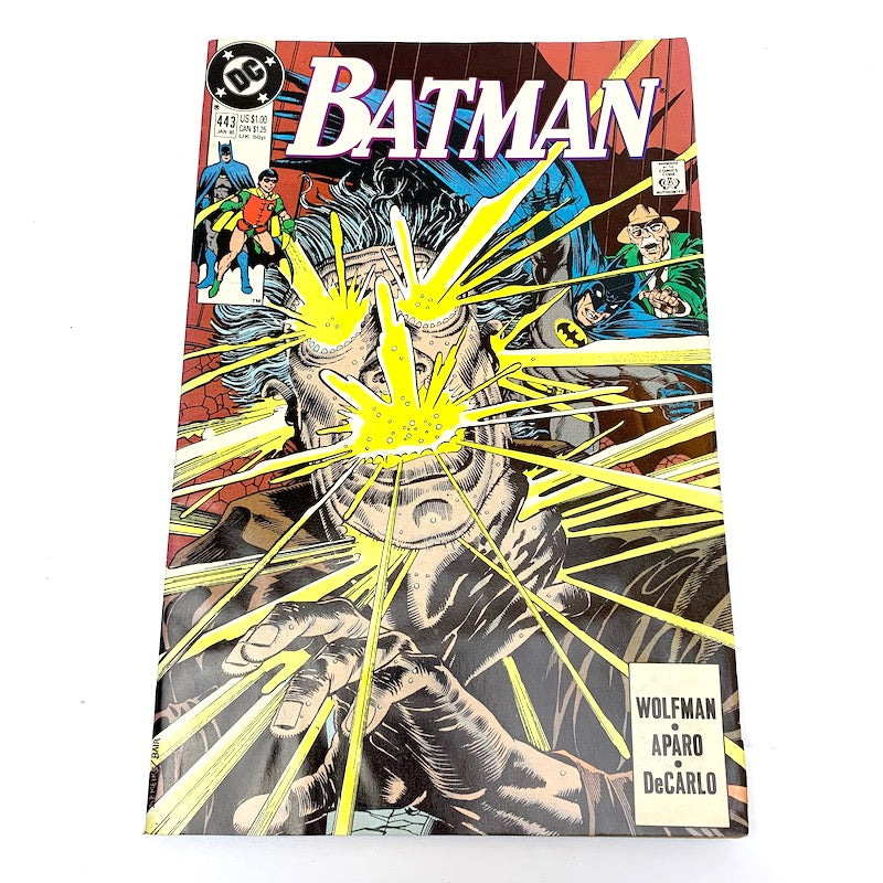 Comic Batman DC Issue Number 443 January 1990 – Crown Vintage Antiques