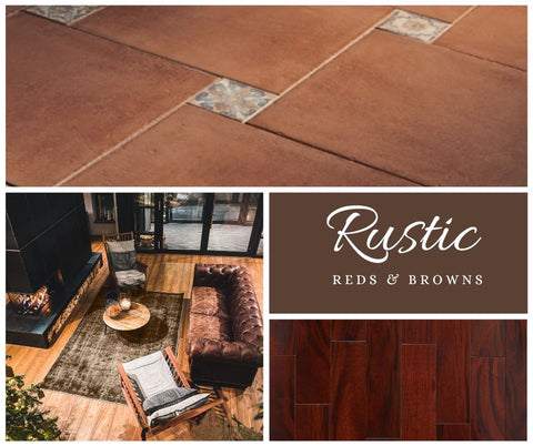 Rustic reds and browns inspiration