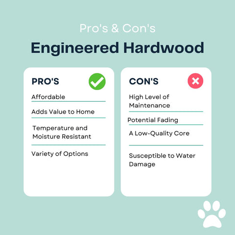Pro's & Con's for Engineered Flooring