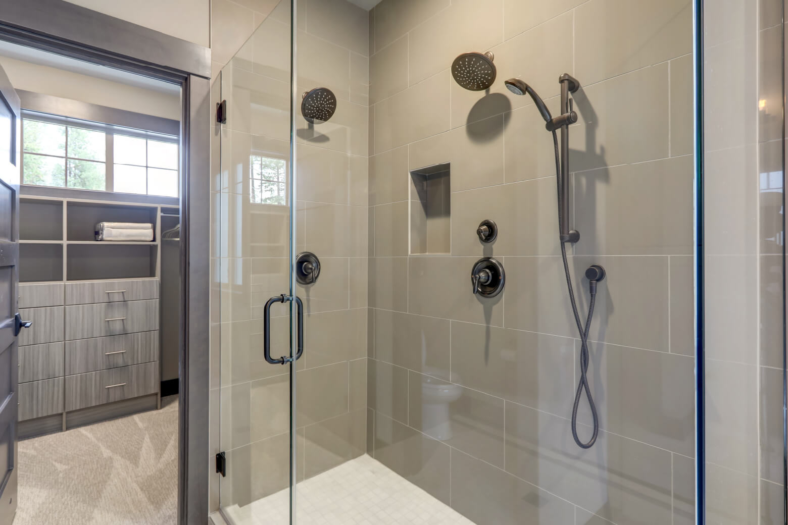 multiple shower heads