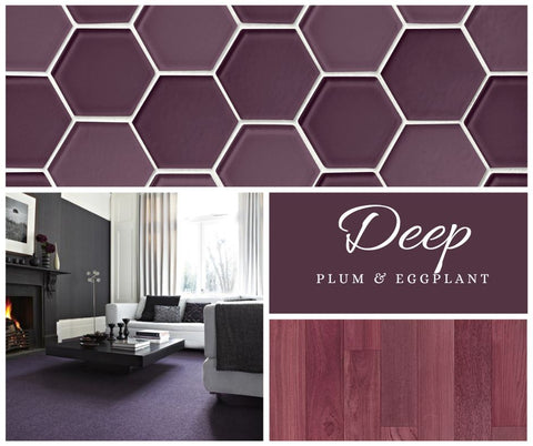 Deep plum and eggplant inspiration