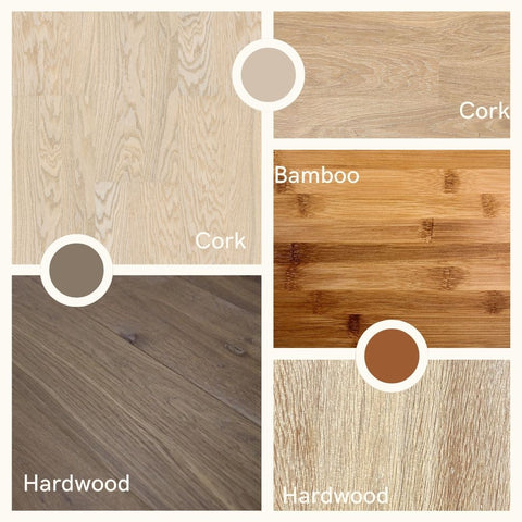 Cork, Bamboo, and Hardwood Flooring