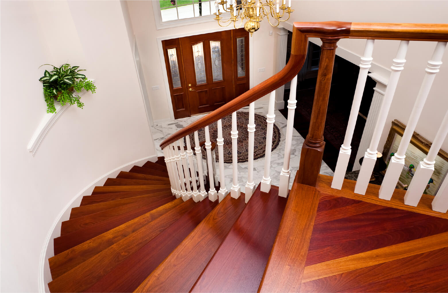 wood floor stairs installation cost