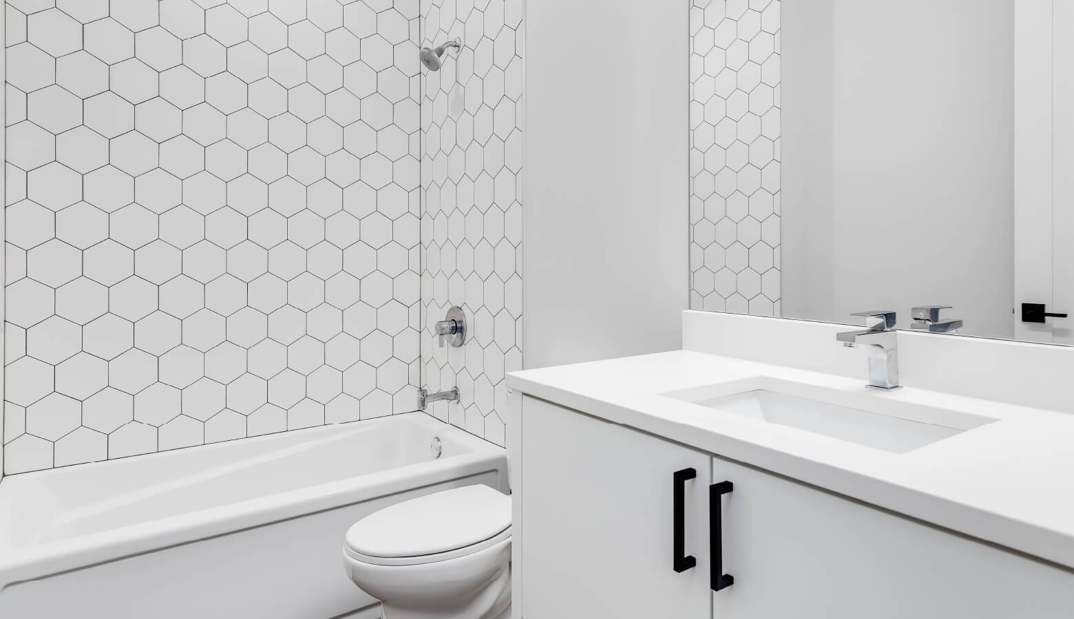 white-hex-mosaic