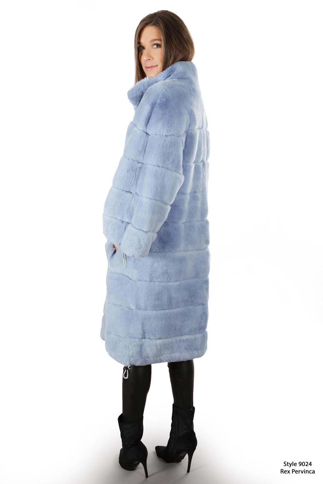 Casual Rabbit Rex coat