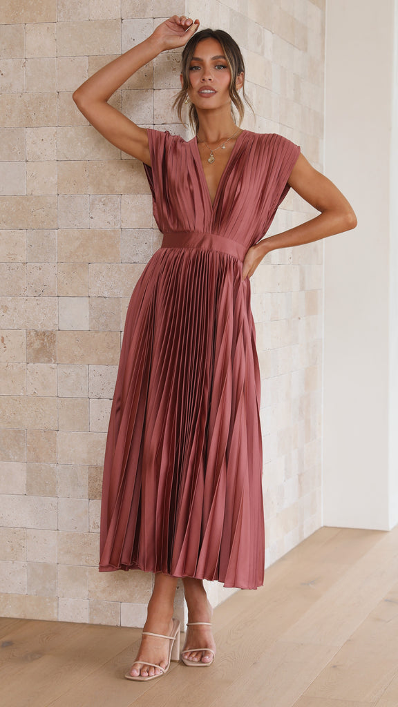 Gina Maxi Dress - Chocolate - Buy Women's Dresses - Billy J