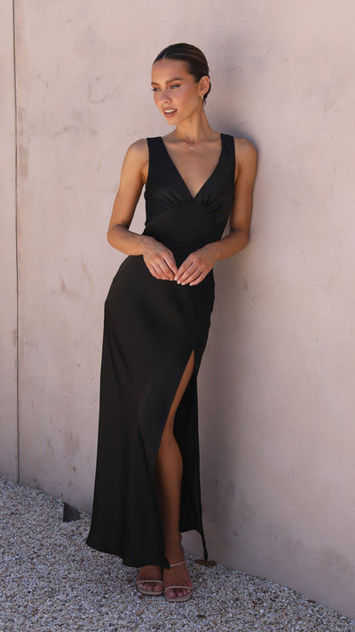 Taylor Maxi Dress - Black - Buy Women's Dresses - Billy J