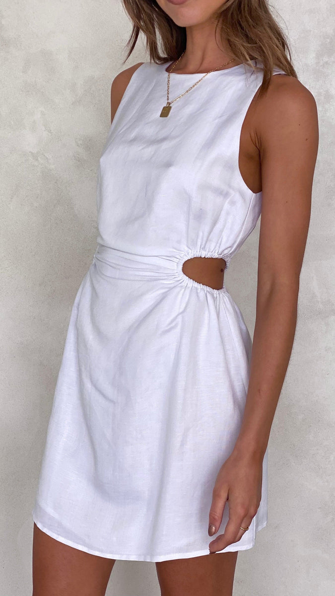 Mandi Mini Dress - White - Buy Women's Dresses - Billy J