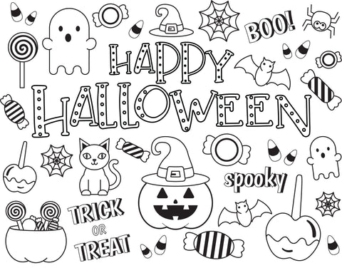 Halloween Coloring Page Printable