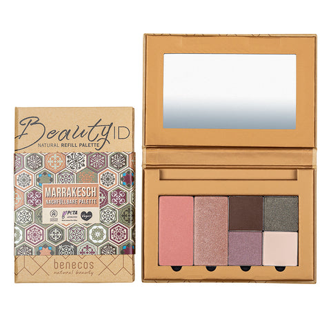 benecos Beauty ID Refill Make-up Palette aus Papier, Marrakesch